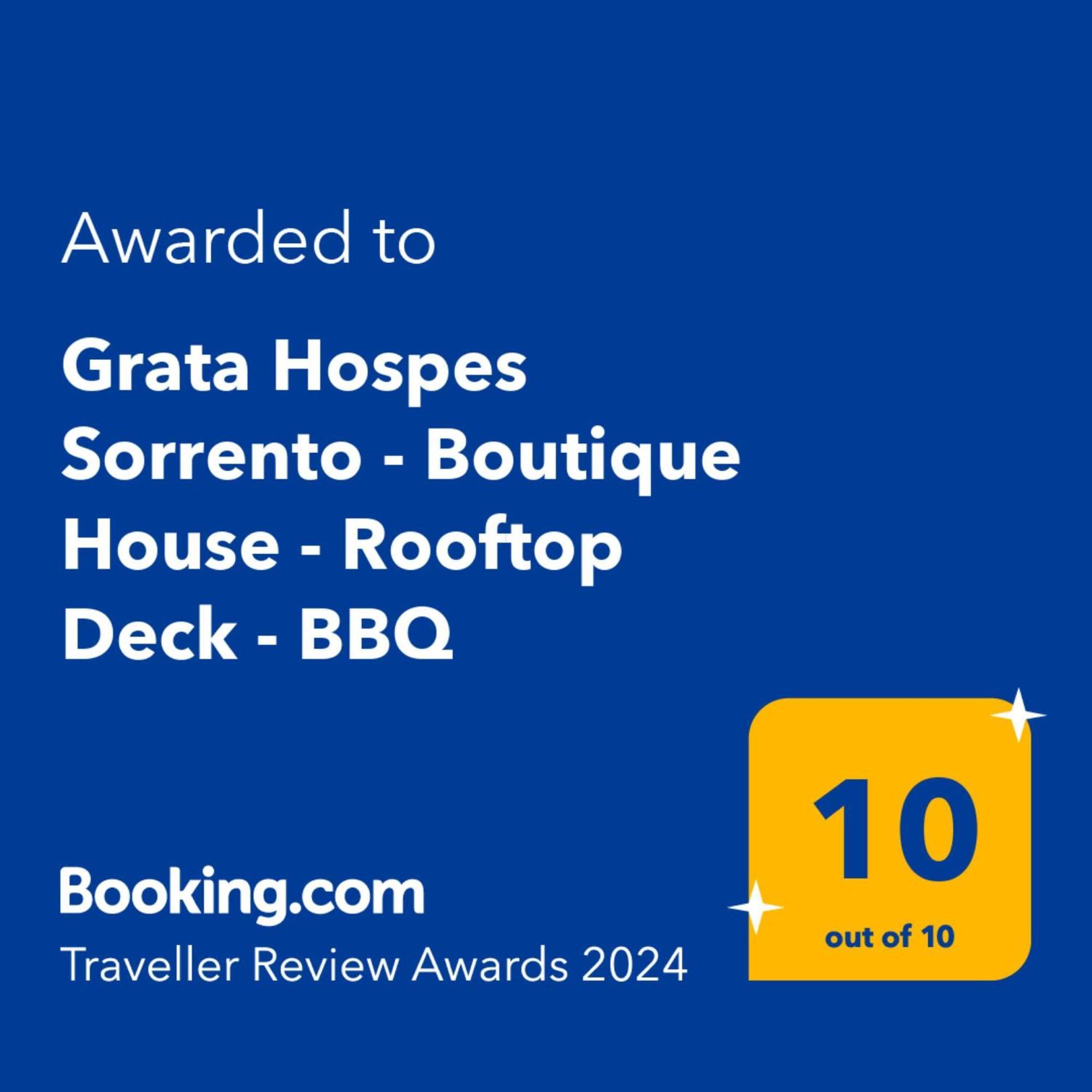 Grata Hospes Sorrento - Boutique House - Rooftop Deck - Bbq Kültér fotó